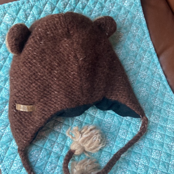 Delux adorable kids monkey beanie winter hat with buttons excellent condition - Picture 8 of 13